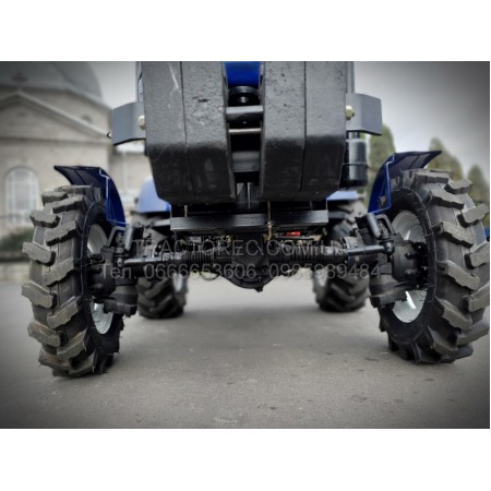 Мінітрактор Терра Форс 255SX, 3 циліндри, 4x4, редукторний міст, широкі шини 11.2-20, редукторний міст, ВОМ 540/1000